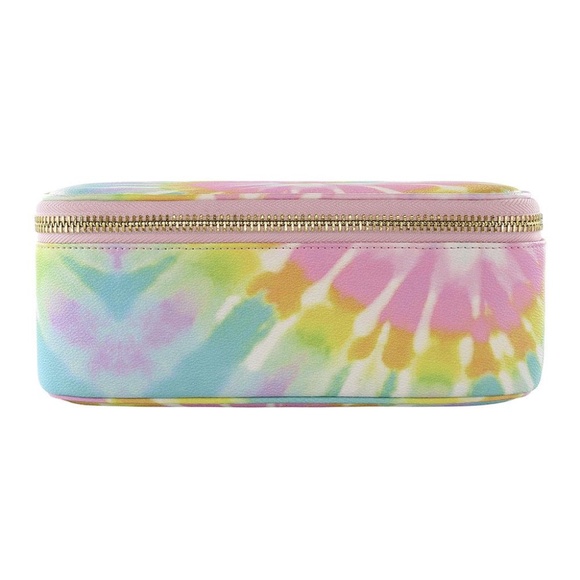 STONEY CLOVER LANE OPEN TOP MIRROR POUCH TIE DYE NWT ORGANIZER - Picture 4 of 6